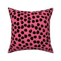 dots // dot fabric pink spots fabric andrea lauren design fabric pink dots