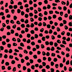 dots // dot fabric pink spots fabric andrea lauren design fabric pink dots