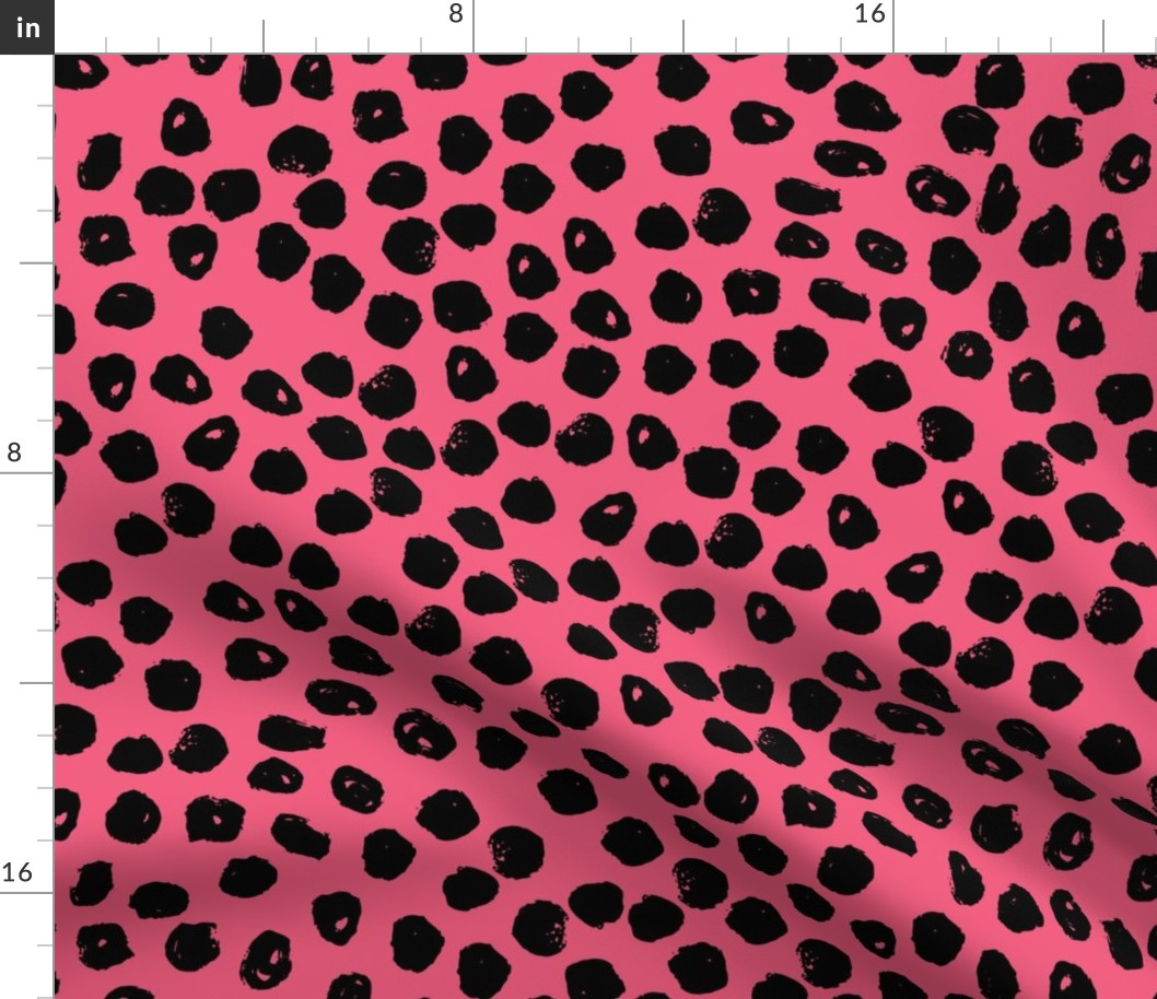 dots // dot fabric pink spots fabric andrea lauren design fabric pink dots