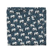 Elephant Parade - Parisian Blue/Chapagne/Soft Blue