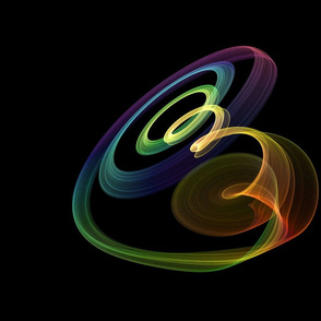 Multicolored Twirly Fractal