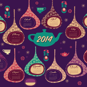  2014 Super Tea Towel Calendar