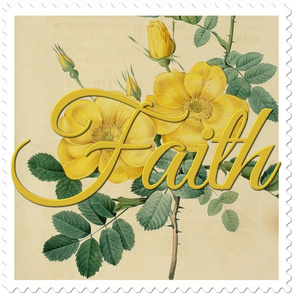 Faith Stamp Flower by Joseph Redoute