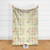 2014 Tea Towel Calendar Happy Floral