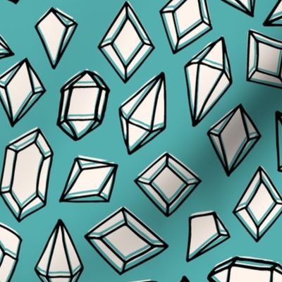 crystals // crystal gems gemstone fabric geodes geodesic fabric andrea lauren design