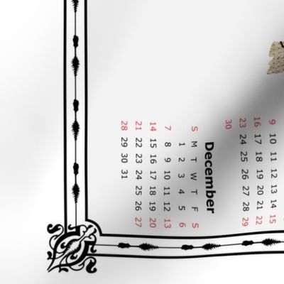 A French Reindeer 2014 calendar