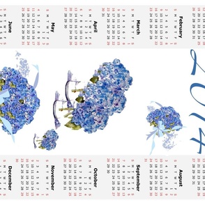 A Hydrangea Calendar for 2014