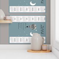 2014 tea towel calendar, destination serendipity