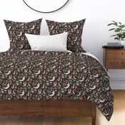 Mermaid Lullaby SMALL (Black Linen)