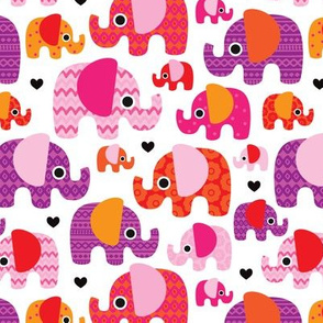 Pink hot aztec elephant parade