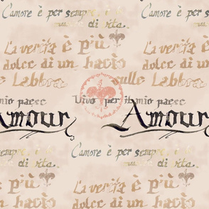 old italian script