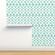 Holiday Bobbles - Abstract Geometric Festive Teal