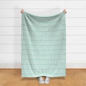 Holiday Bobbles - Abstract Geometric Festive Teal