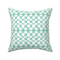 Holiday Bobbles - Abstract Geometric Festive Teal