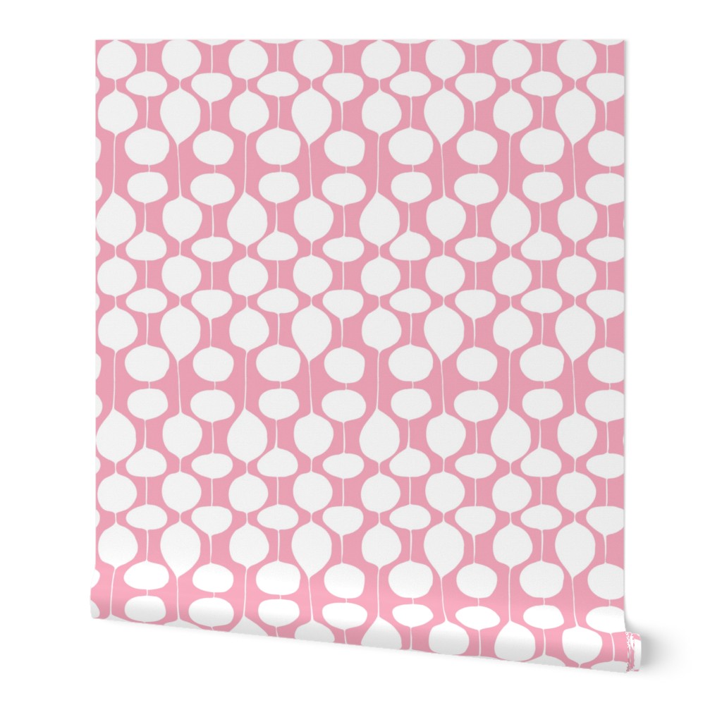 Holiday Bobbles - Abstract Geometric Festive Pink
