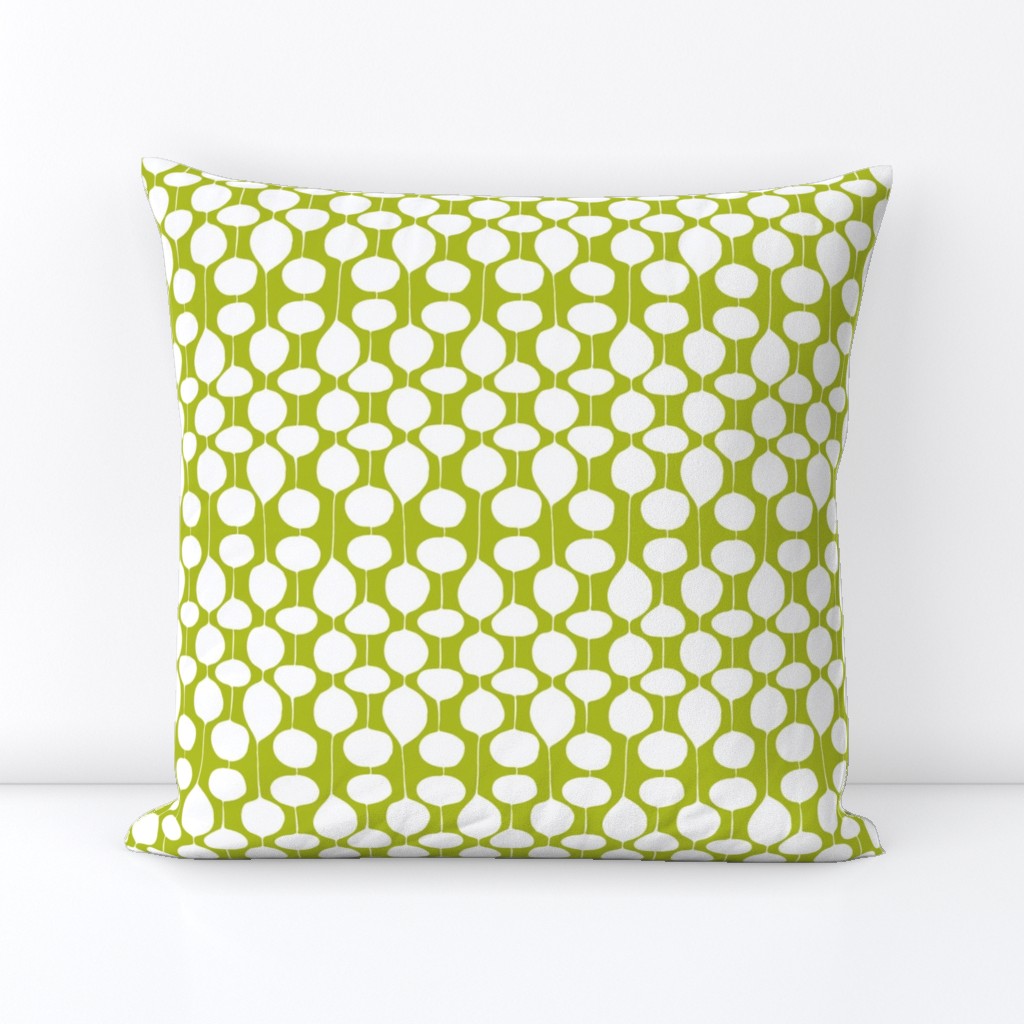 Holiday Bobbles - Abstract Geometric Remix Green