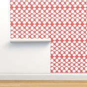 Holiday Bobbles - Abstract Geometric Remix Red