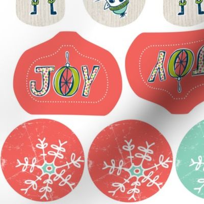 Christmas Ornaments / Tags Cut and Sew Project