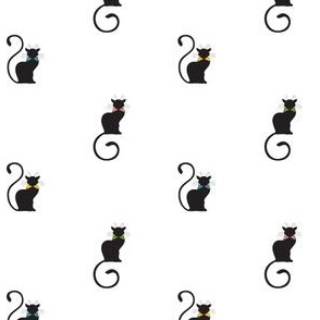 chat noir - colored bowties