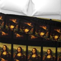 Mona Lisa DIY Pillow or Tea Towels