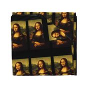 Mona Lisa DIY Pillow or Tea Towels