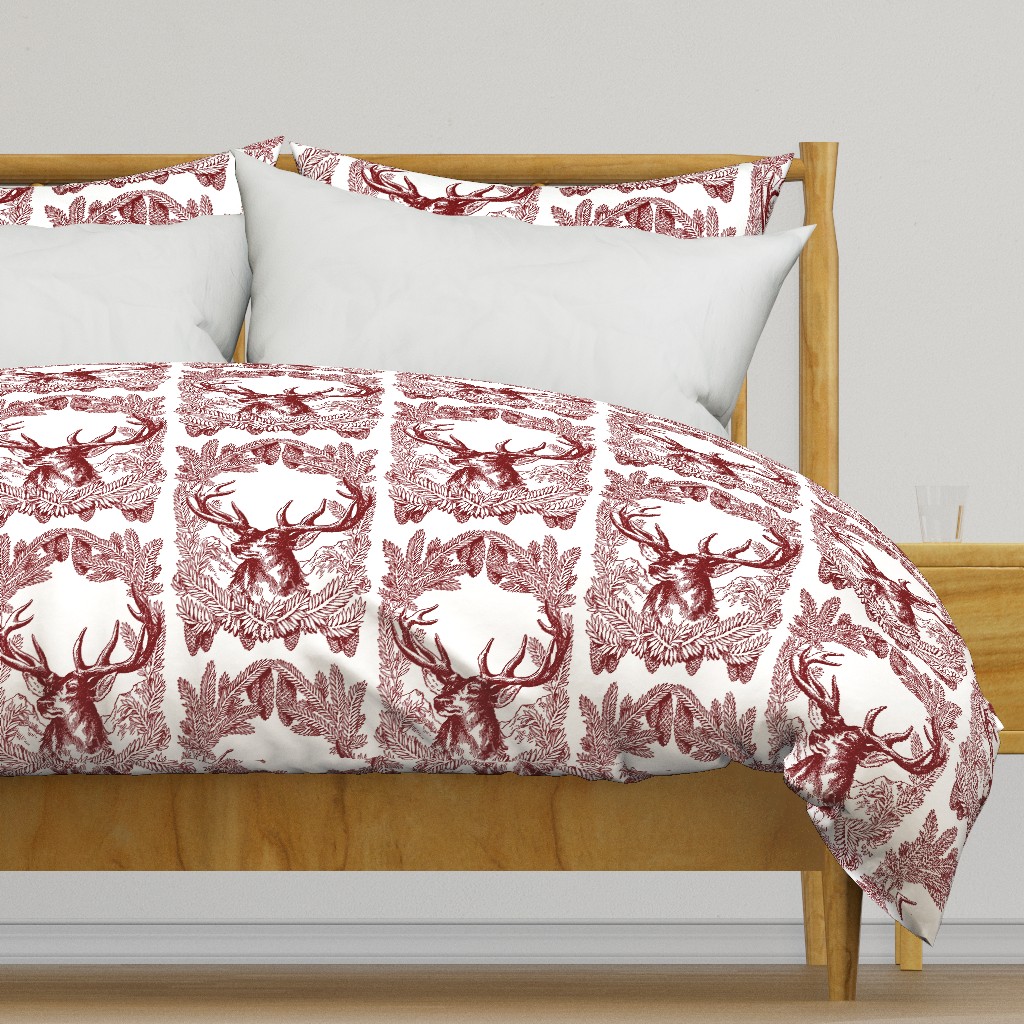 Stag Toile red