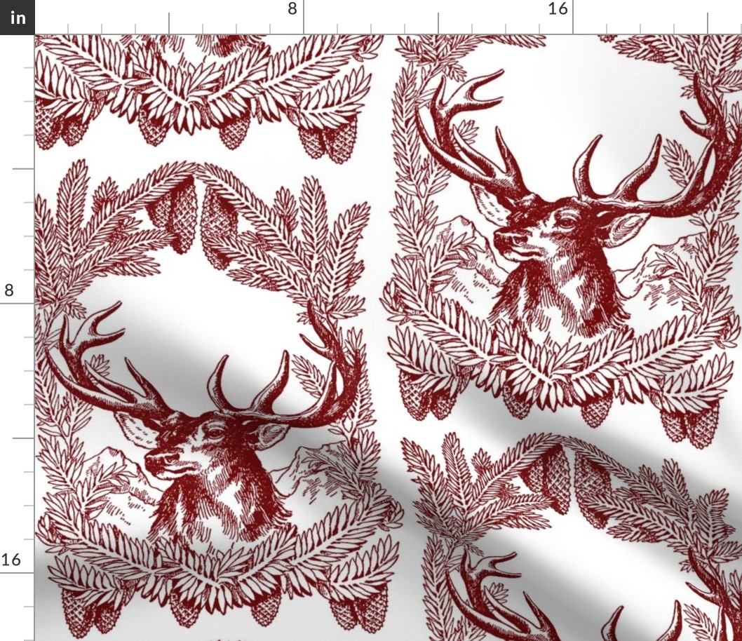 Stag Toile red