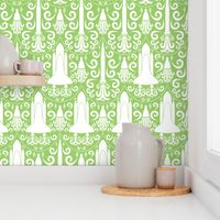 Rocket Science Damask (Green)