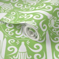 Rocket Science Damask (Green)