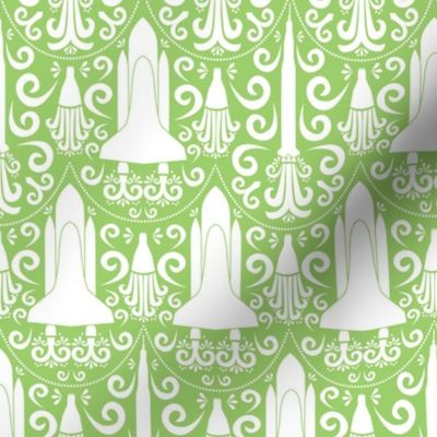 Rocket Science Damask (Green)