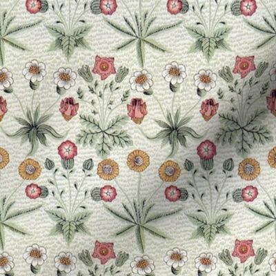 William Morris Daisy ~ Original Colors