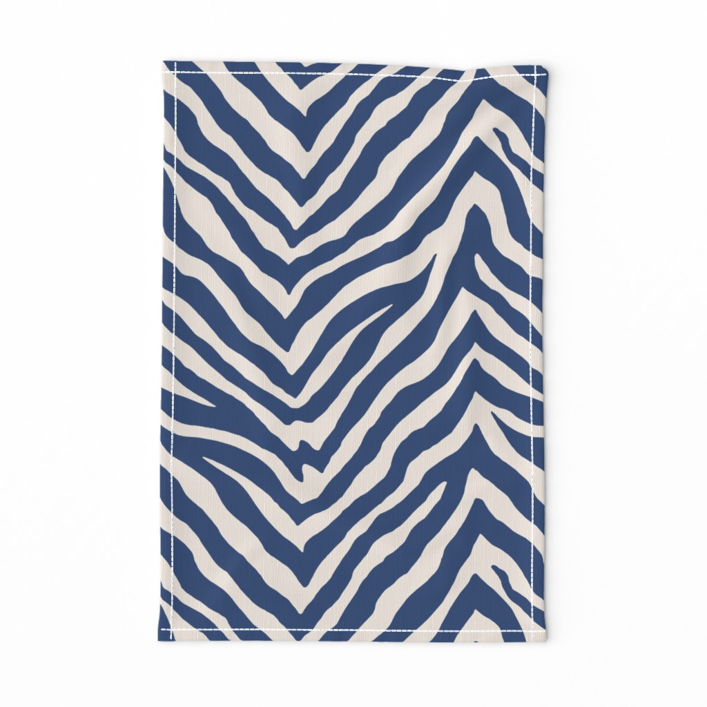 Zebra in Navy