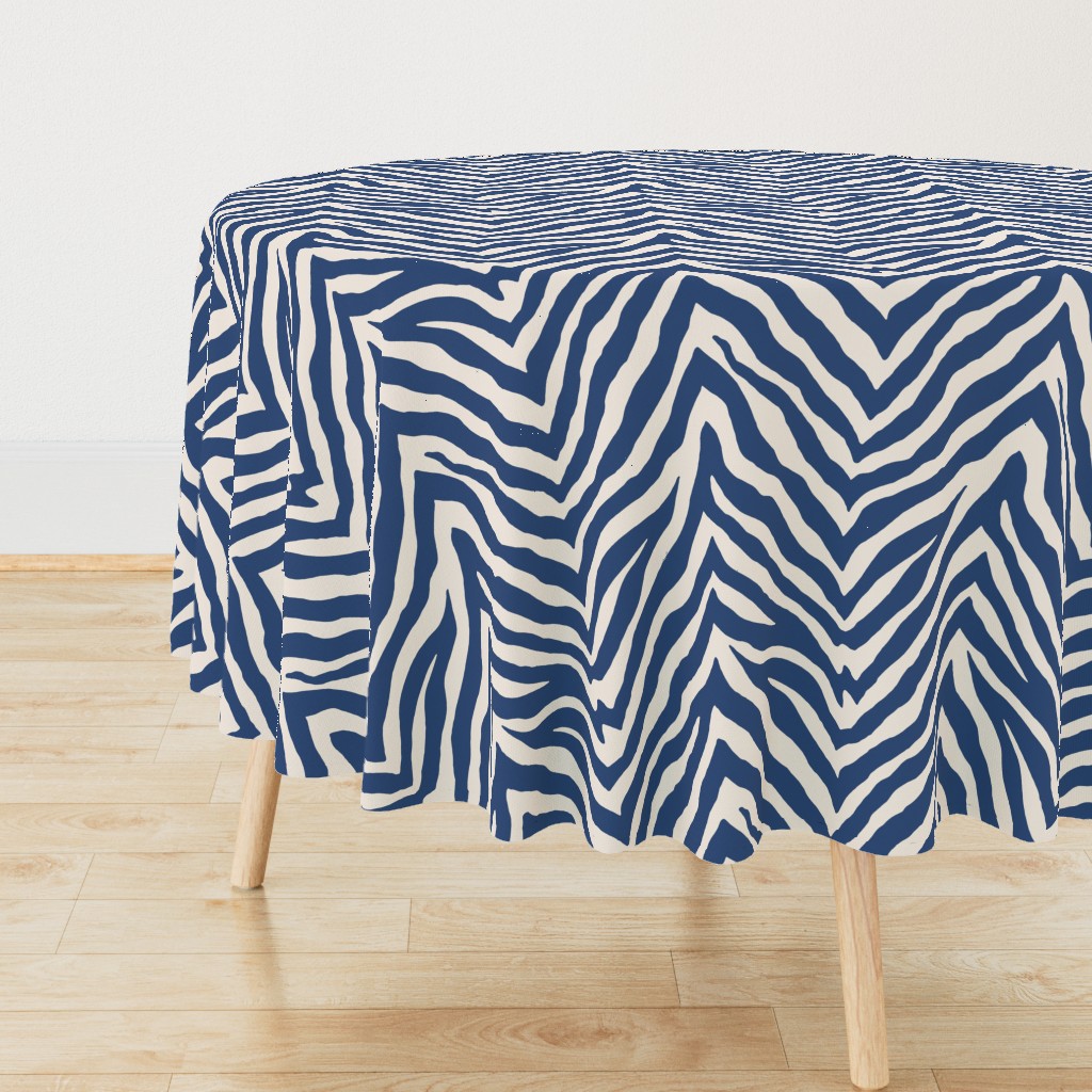 Zebra in Navy