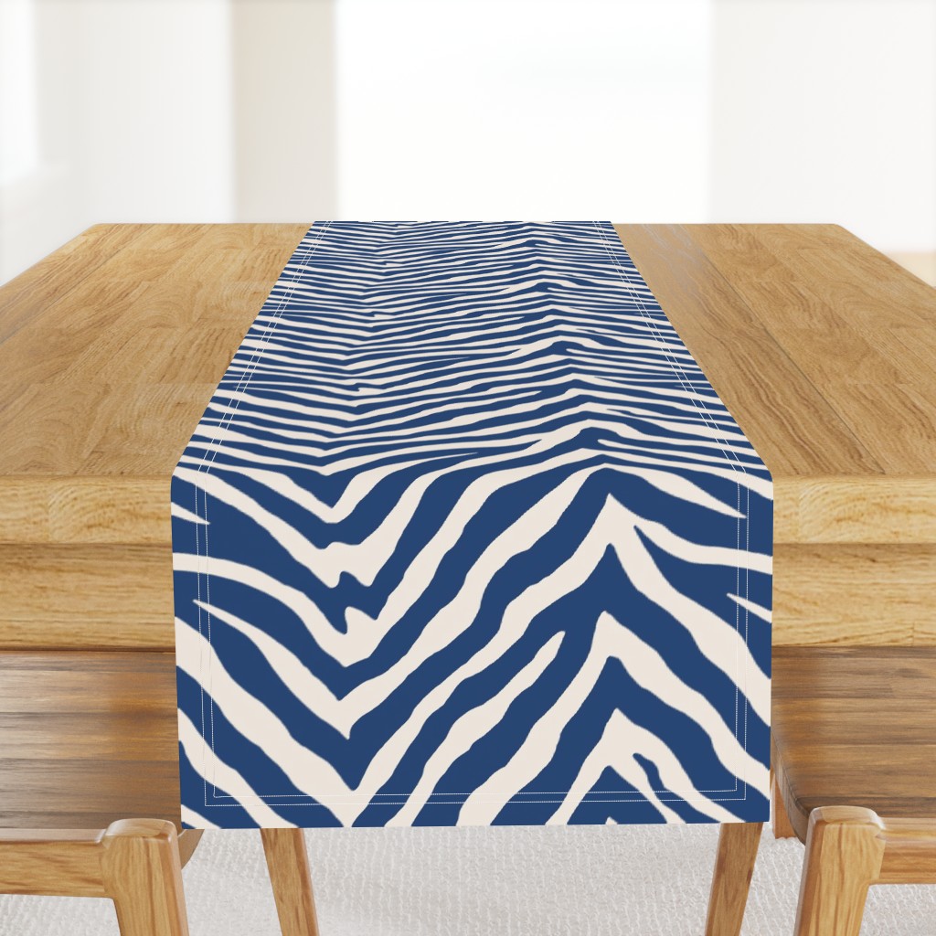 Zebra in Navy