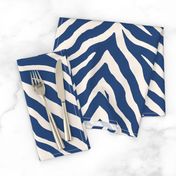 Zebra in Navy