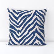 Zebra in Navy