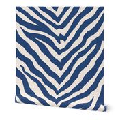 Zebra in Navy