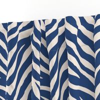 Zebra in Navy