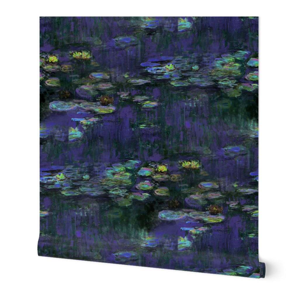 Claude Monet ~ Waterlilies ~ At Night