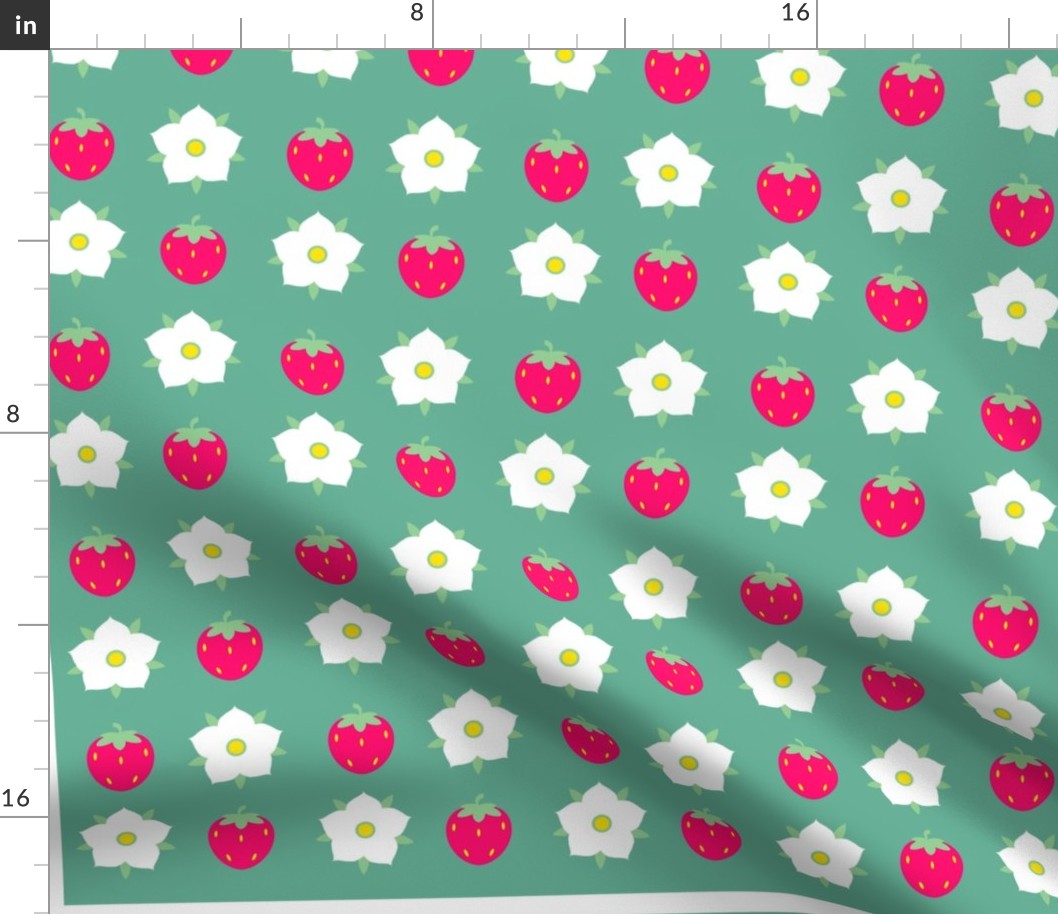 Berry Flower Apron