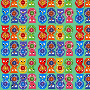 Rainbow Owls