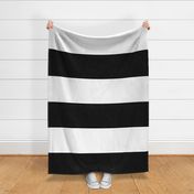 Black and White XL Stripes