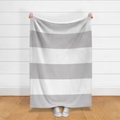 Gray and White XL Stripes