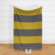 Gray and Gold XL Stripes