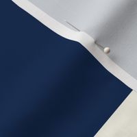 Navy Blue and Ivory XL Stripes