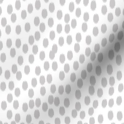 Gray and White Scattered Dots