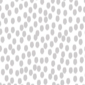 Gray and White Scattered Dots