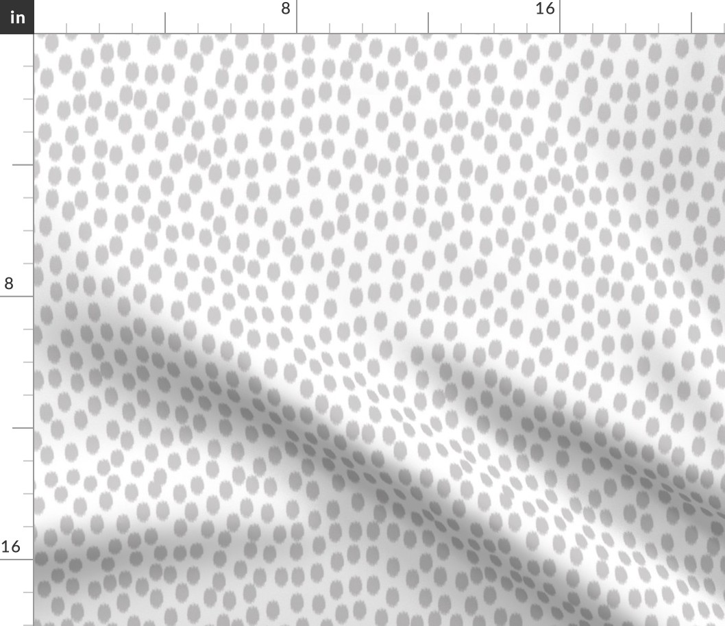 Gray and White Scattered Dots