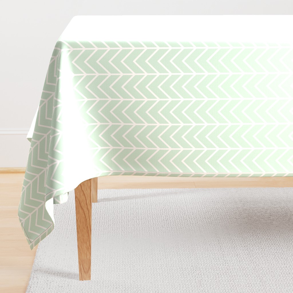 mint chevron