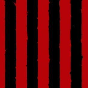 Distress Stripe Black Red